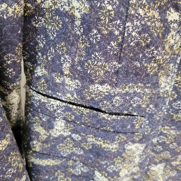 Sandwich Steel Blue and Cream Abstract Print Jacket EU 36/US 6 - Picture 7 of 16